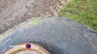 Goodyear 18.4-16 wheel & tyres pair, 8 hole centres - 3