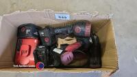 Snap-On nutgun, torch and drill with spare batteries - 2