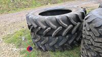 2 x Brand new 480/80R42 Vredestein Traxion 85 156B tyres