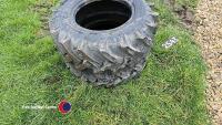 2x StarCo 10.0/75-15.3 dumper tyres - new tread - 4