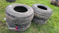 4x Vredestein 13.5/75-430.9 trailer / implement tyres - 4