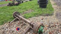 10 stud agricultural axle ex Easterby trailer