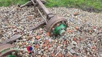 10 stud agricultural axle ex Easterby trailer - 2