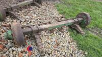 10 stud agricultural axle ex Easterby trailer - 3