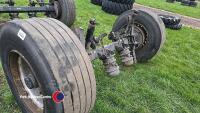 Bpw trailer axle on drum brakes with super single wheels and tyres - 3