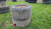 2 x 455-43-22.5 tyres - 4