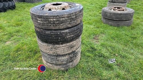 5 x 205-75-7.5 tyres