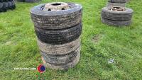 5 x 205-75-7.5 tyres