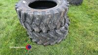 2 x 405/70/24 tyres