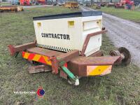 Tractor front weight box