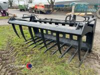 Muck grab 7ft 6in Q fit brackets Hardox tines