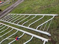 15ft heavy duty cattle feed barrier, new never used - 3
