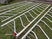 15ft heavy duty cattle feed barrier, new never used