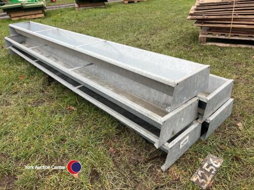 5 x new and unused Bateman 7ft sheep/cattle troughs
