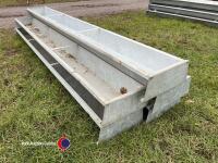 5 x new and unused Bateman 7ft sheep/cattle troughs - 3