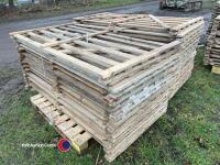 29 x 6ft wooden sheep bars, barn stored, good condition - 3