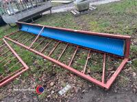 15ft feed barrier with trough attached - 2