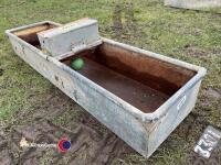 Galvanised water trough