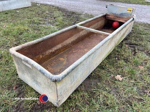 Galvanised water trough