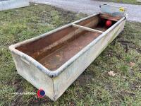 Galvanised water trough