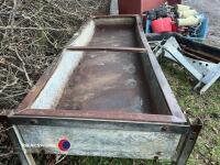 Galvanised cattle feed trough - 3