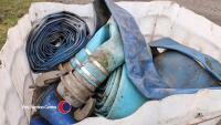 Container of 6 inch layflat hose and fittings - 2