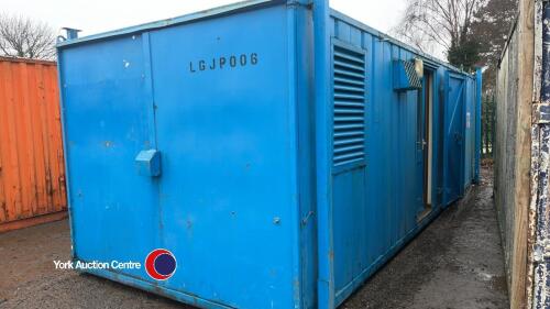 30ft steel welfare unit with toilet, canteen, office, good order, used up to date, key in office