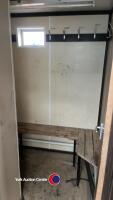 30ft steel welfare unit with toilet, canteen, office, good order, used up to date, key in office - 6