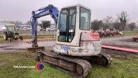 Takeuchi TB80FR excavator, 2003, 8T excavator, 6123 hours, key in office - 3