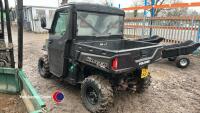 Polaris Ranger diesel UTV,17 plate, good tyres, key in office - 4