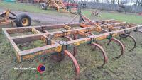 3.75m spring tine drag, with frame extended to 5m to add more tines - 3