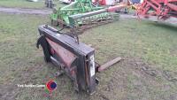 Agriweld 180 degree rotation box tippler on Merlo brackets