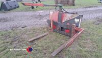 Agriweld 180 degree rotation box tippler on Merlo brackets - 2
