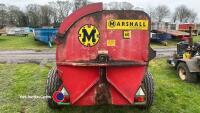 Marshall M60 muck spreader, workshop serviced (new bearings), all good drive and chains, ready to go - PTO in office - 5