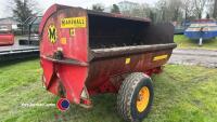 Marshall M60 muck spreader, workshop serviced (new bearings), all good drive and chains, ready to go - PTO in office - 7