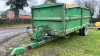 Single axle blower trailer