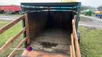 Small livestock trailer, good condition, key in office for tow bar trailer - 5