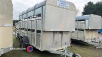 Graham Edwards GET146 14ft x 5ft 8in livestock trailer, 2000, 7ft headroom