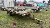 10ft single axle flat trailer