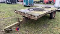 10ft single axle flat trailer - 2