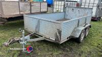 Twin axle trailer Alko hitch non braked with brake lever and fittings. Spare wheel and spare Alko hitch and brake lever - 2