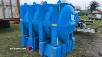 Water bowser 2500L with stand, been used for clean water only