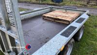 Ifor Williams plant trailer with new wheels and tyres and new floor - 5