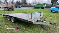 Graham Edward's 14ft beaver tail trailer