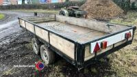 12ft x 6ft dropside trailer c/w winch - 3