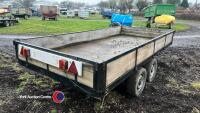 12ft x 6ft dropside trailer c/w winch - 4