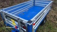 New unused 1.5 ton three way tipping trailer - 3