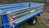 New unused 1.5 ton three way tipping trailer - 4