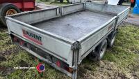 Nugent trailer with sideboards, new brakes and wheel bearings, good trailer - 4