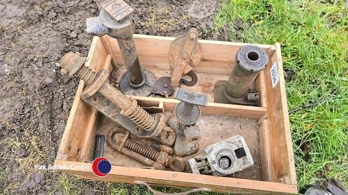 Pulleys linkages and jacks